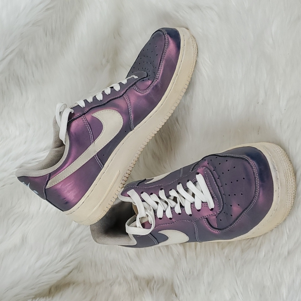 Nike Air Force 1 neon purple 823511-403 shoes sneakers men size 9